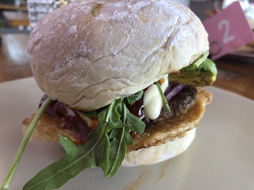 English muffin breakfast  at Give Cafe in Canggu