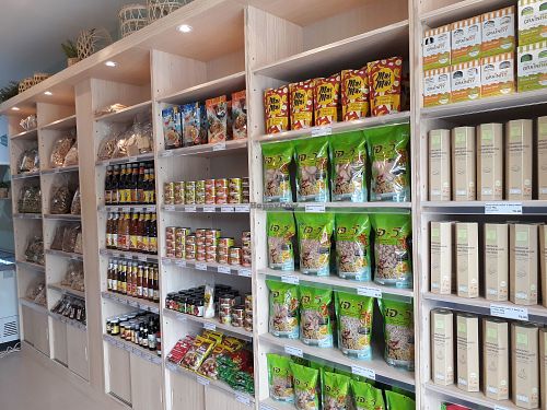 Shelves at Vego in Chiang Mai