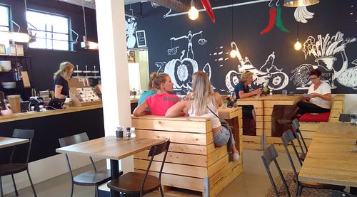 interior at Het Slachthuis in Leiden