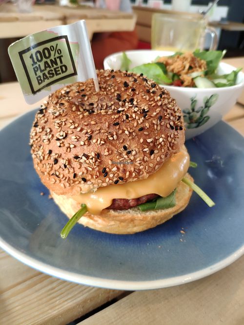 Mushroom Burger at Het Slachthuis in Leiden