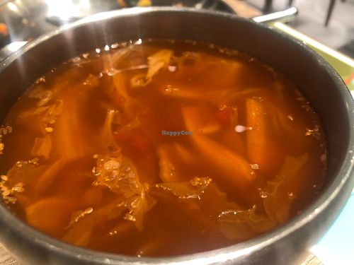 Kimchi soup at Bobsang in New Territories