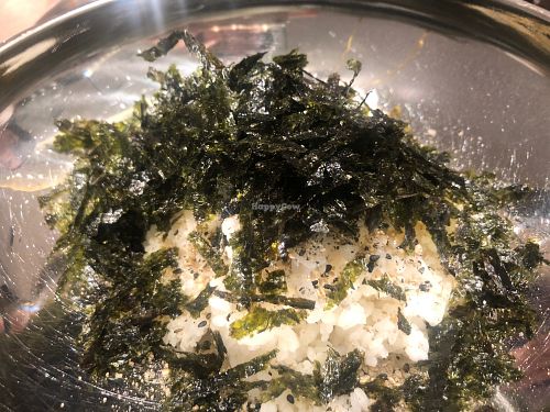 Korean style mixed rice  at Bobsang in New Territories