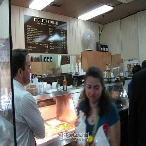 A look inside at Food for Thought in Sydney