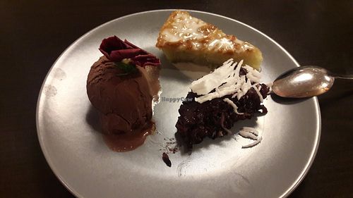 Sample dessert platter at Khmer Cuisine in Copenhagen