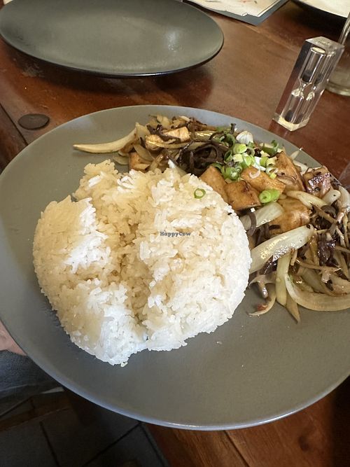 Tofu and mushrooms lunch  at Khmer Cuisine in Copenhagen