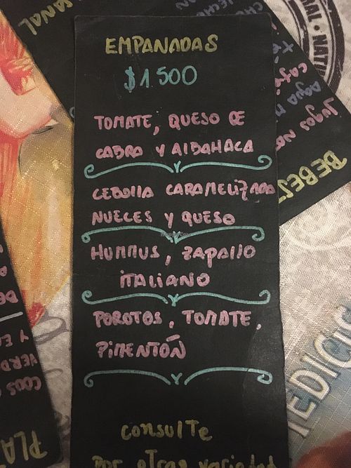 Empanadas at La Boca Del Oso in Valparaiso
