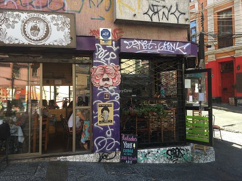 Outside at La Boca Del Oso in Valparaiso