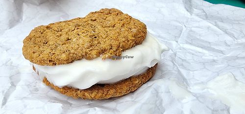 Oatmeal icecream sandwich at Unburger Grill in Dearborn
