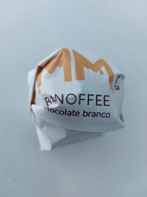 Banoffee chocolate wrapped at Veganices in Tavira