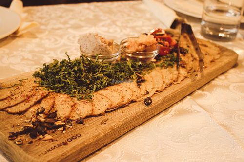 vegan starter platter at Güjžina - Green One Bistro in Ljubljana