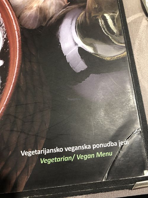 special menu at Güjžina - Green One Bistro in Ljubljana