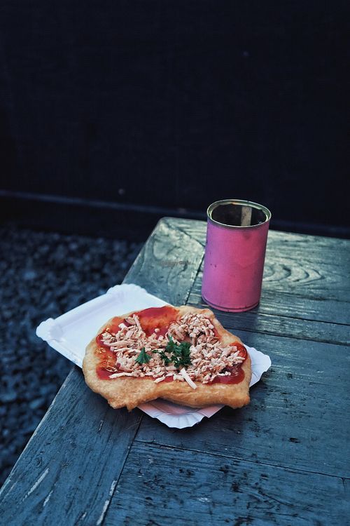 Langos at Paralela in Prague