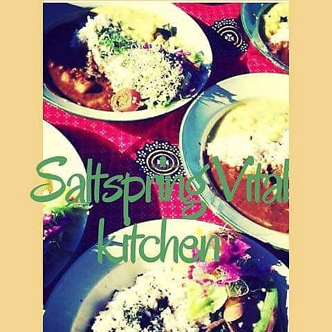 We serve organic vegan gluten free curry &rice
samosas. and Hemp sweets. at Vital Kitchen in Salt Spring Island