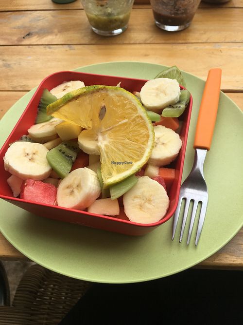 Fruit bowl  at La Sana Horia in Campeche