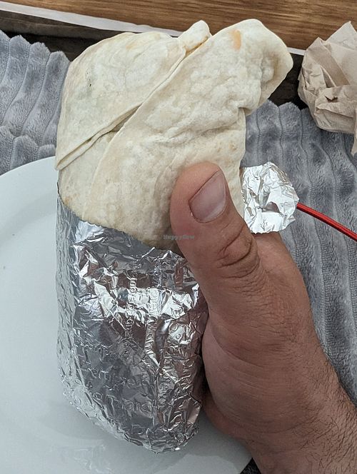 Huge burrito at Zambrero in Holbrook