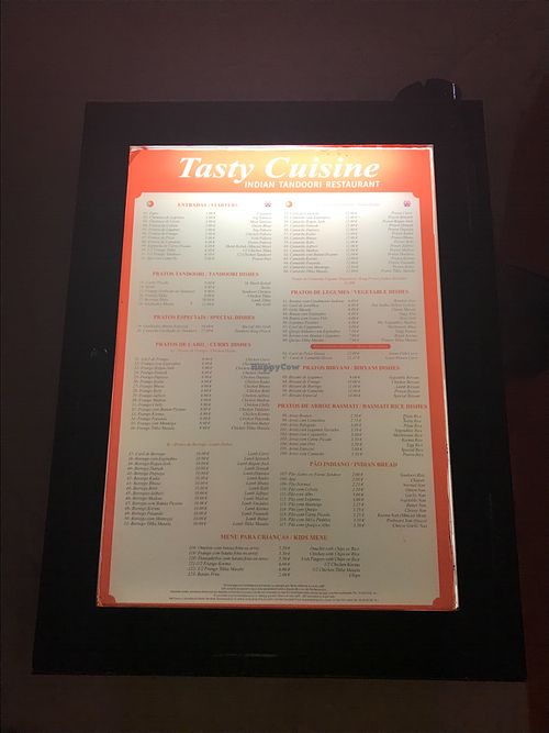 Ementas  at Tasty Cuisine in Alvor