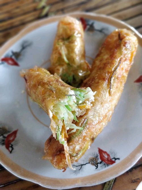 Spring roll with tofu at Quan 3 Chi Em in Mai Chau