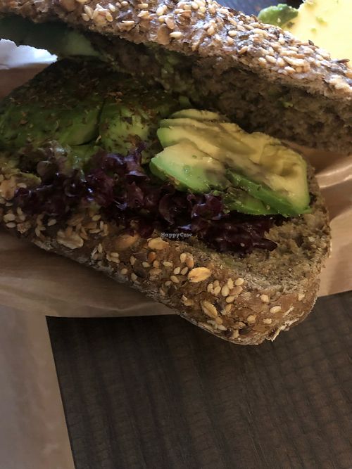 Avocado sandwich  at Espressaki in Crete