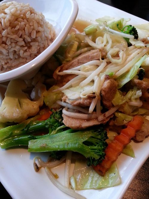 nice dinner in Hollywood! at The Vegan House in Hollywood