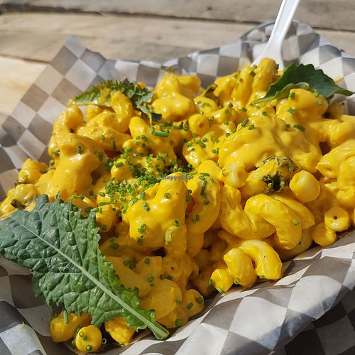 (Better Than) Mom's Mac & Cheeze made with cashew cheeze at Renegade Kitchen & Craft Bar in Kelowna