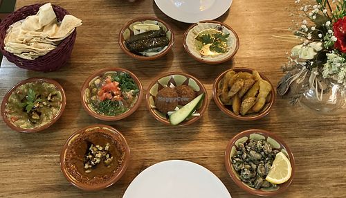 Vegan appetizers  at Ayam Zaman in Linz