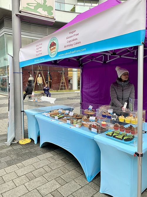 Vegan bakery  at Walton Vegan Market in Walton On Thames