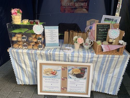 Walton vegan market - secret scones at Walton Vegan Market in Walton On Thames