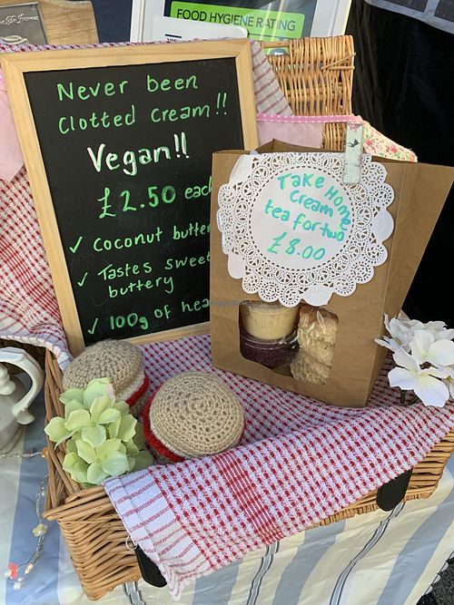 Scones! at Walton Vegan Market in Walton On Thames