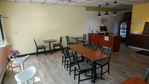Inside the restaurant at Veggie Thai Cafe in Largo