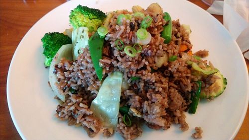 Veggie fried rice at Veggie Thai Cafe in Largo