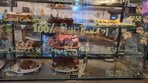 Cakes at The Old Gun Shop Café & Pantry in Lancaster