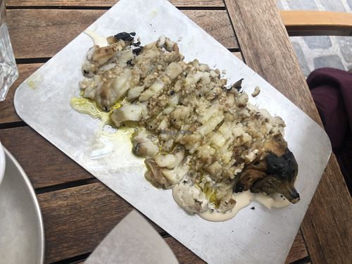 eggplant with tahini at Miznon in Vienna