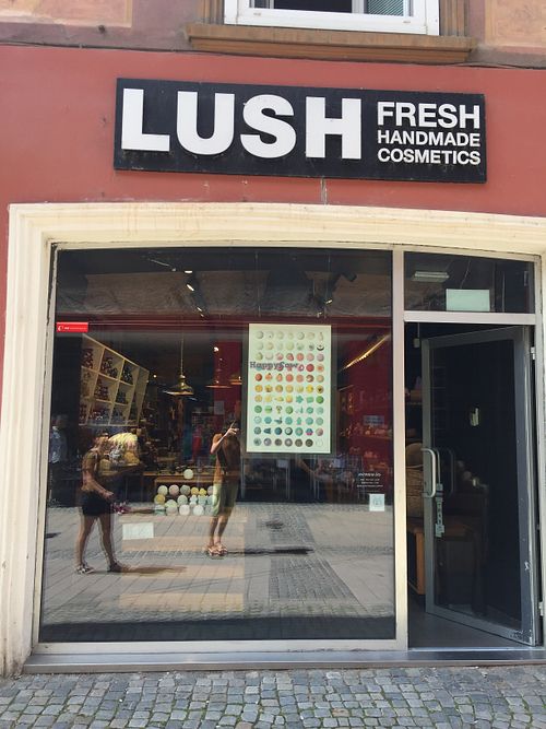 Outside  at LUSH in Maribor