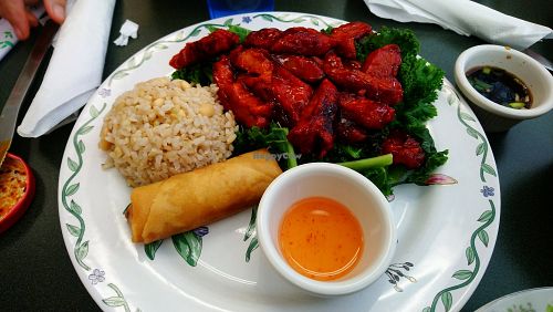 Vegan BBQ lunch size at Pinellia in South Bend