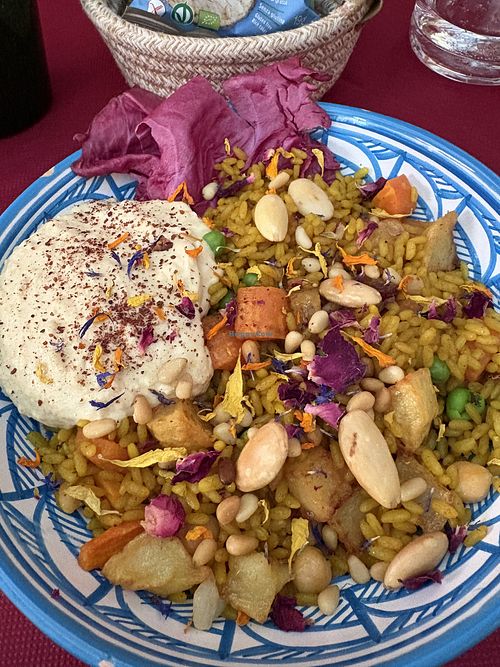 Hummus and Jordanian Rice  at Frary's in Venice