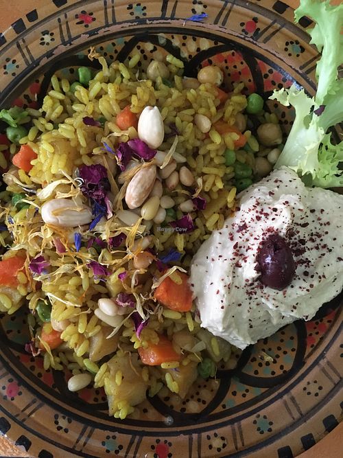 Vegan maqluba at Frary's in Venice