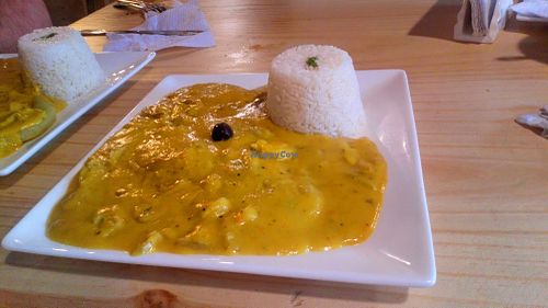 Ají de no gallina at Namaste Coffee in Lima