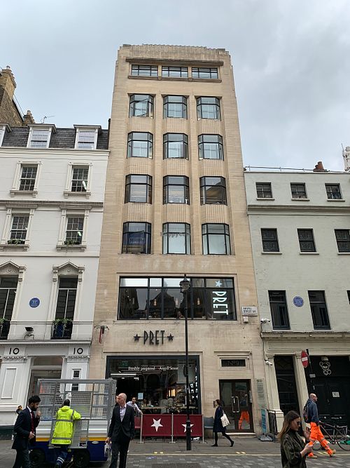 Exterior  at Pret A Manger - Hanover St in London