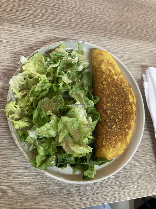 Omelette  at Amour Patisserie Vegetale in Nice