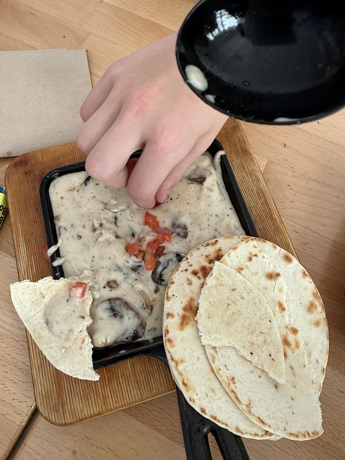 Queso fundido   at Tacotarian - Southwest LV in Las Vegas