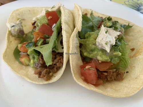 Corn tacos!!!  at De La Tierra  in Rincon