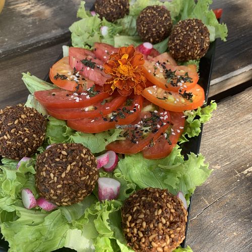 Falafel at L'artigiana in Corsica