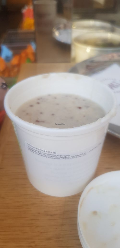 Porridge at Pret A Manger - Castle St in Edinburgh