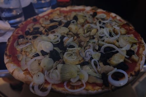 Vegana pizza at Ristorante Pizzeria Cahuita in Cahuita