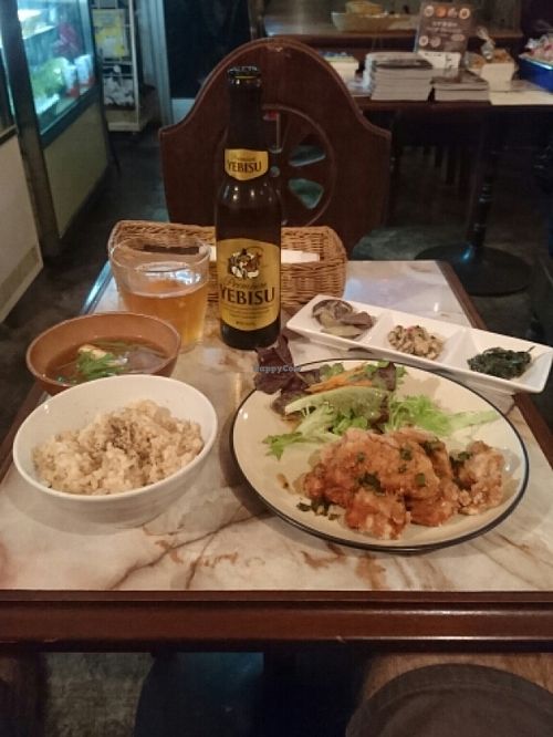 set meal at Nagi Shokudo in Kamakura