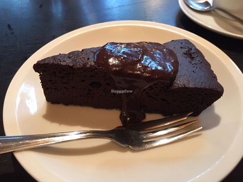 double chocolate cake  at Nagi Shokudo in Kamakura