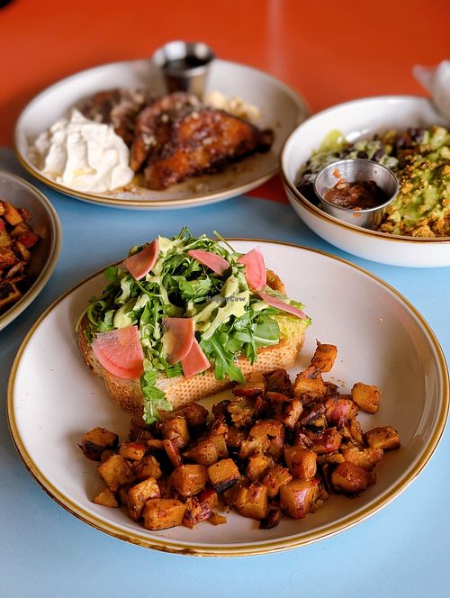 Avocado Toast at The Bye and Bye in Portland