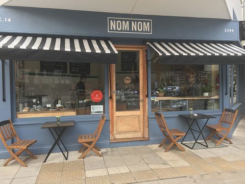 Entrance at Nom Nom Cocina Natural in Buenos Aires