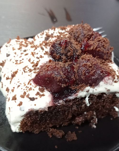 Black Forest-style gateaux at Guac 'n' Roll in Liverpool