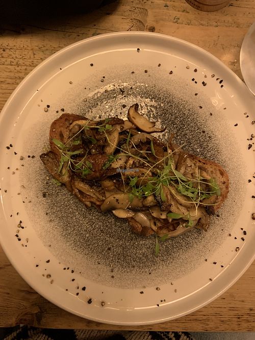 Mushroom toast  at Jaunty Goat - Bridge St in Chester